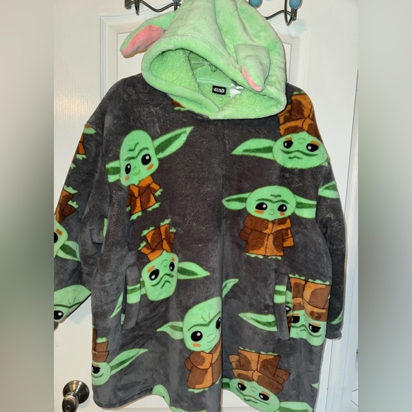 Oversized Hoodie Kids Baby Yoda Hoodie Star Wars Mandalorian